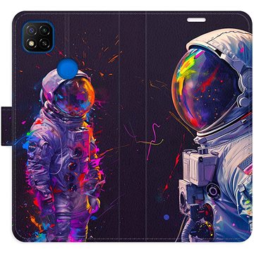 

iSaprio Flip pouzdro Neon Astronaut 02 pro Xiaomi Redmi 9C