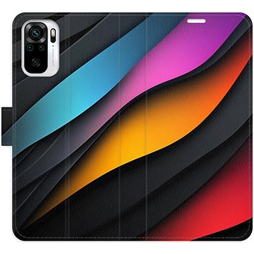 

iSaprio Flip pouzdro Color Waves pro Xiaomi Redmi Note 10 / Note 10S