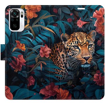 

iSaprio Flip pouzdro Flower Jaguar 02 pro Xiaomi Redmi Note 10 / Note 10S