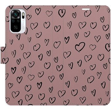 

iSaprio Flip pouzdro Heart Dark 02 pro Xiaomi Redmi Note 10 / Note 10S