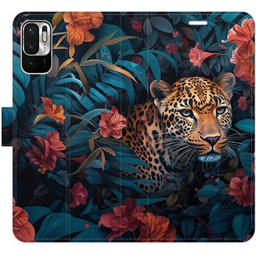 

iSaprio Flip pouzdro Flower Jaguar 02 pro Xiaomi Redmi Note 10 5G