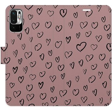 

iSaprio Flip pouzdro Heart Dark 02 pro Xiaomi Redmi Note 10 5G