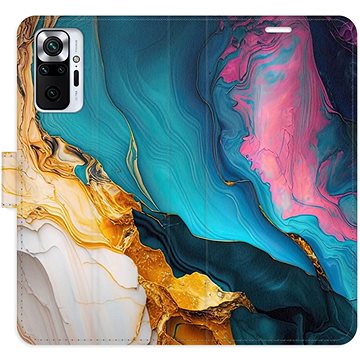 

iSaprio Flip pouzdro Colourful Marble pro Xiaomi Redmi Note 10 Pro