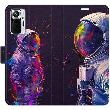 

iSaprio Flip pouzdro Neon Astronaut 02 pro Xiaomi Redmi Note 10 Pro