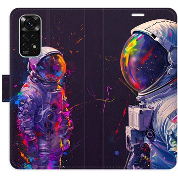 

iSaprio Flip pouzdro Neon Astronaut 02 pro Xiaomi Redmi Note 11 / Note 11S