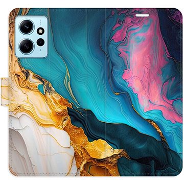 

iSaprio Flip pouzdro Colourful Marble pro Xiaomi Redmi Note 12 5G