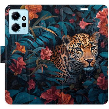 

iSaprio Flip pouzdro Flower Jaguar 02 pro Xiaomi Redmi Note 12 5G
