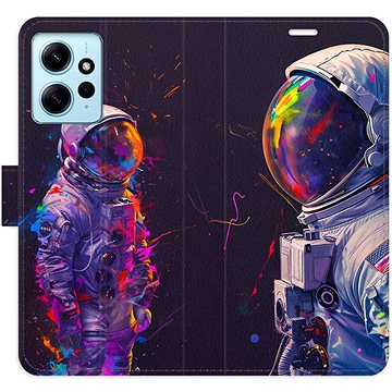 

iSaprio Flip pouzdro Neon Astronaut 02 pro Xiaomi Redmi Note 12 5G