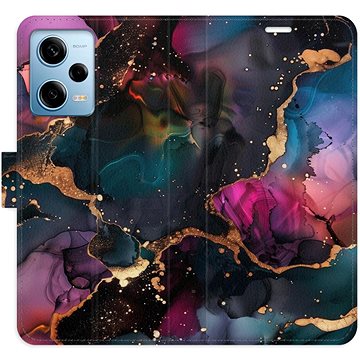 

iSaprio Flip pouzdro Dark Marble pro Xiaomi Redmi Note 12 Pro 5G / Poco X5 Pro 5G