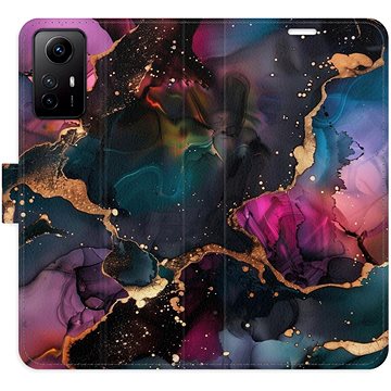 

iSaprio Flip pouzdro Dark Marble pro Xiaomi Redmi Note 12S