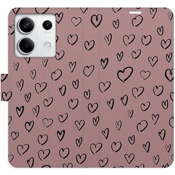 

iSaprio Flip pouzdro Heart Dark 02 pro Xiaomi Redmi Note 13 5G