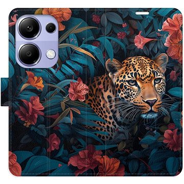 

iSaprio Flip pouzdro Flower Jaguar 02 pro Xiaomi Redmi Note 13 Pro