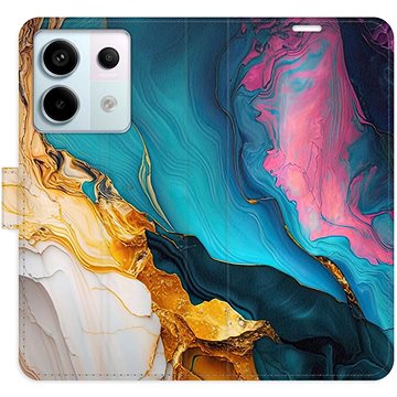 

iSaprio Flip pouzdro Colourful Marble pro Xiaomi Redmi Note 13 Pro 5G / Poco X6 5G