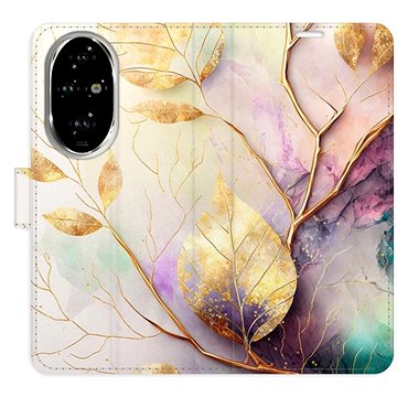 

iSaprio Flip pouzdro Gold Leaves 02 pro Honor 200 Pro