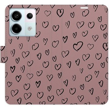 

iSaprio Flip pouzdro Heart Dark 02 pro Xiaomi Redmi Note 13 Pro 5G / Poco X6 5G