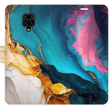 

iSaprio Flip pouzdro Colourful Marble pro Xiaomi Redmi Note 9 Pro / Note 9S