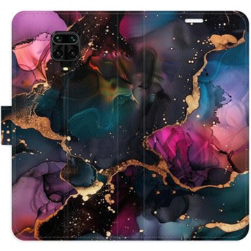 

iSaprio Flip pouzdro Dark Marble pro Xiaomi Redmi Note 9 Pro / Note 9S