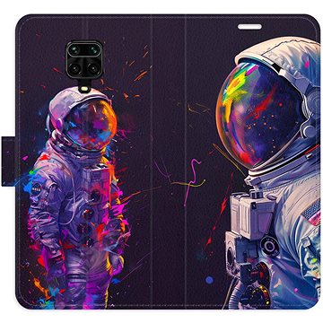 

iSaprio Flip pouzdro Neon Astronaut 02 pro Xiaomi Redmi Note 9 Pro / Note 9S