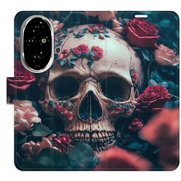

iSaprio Flip pouzdro Skull in Roses 02 pro Honor 200 Pro