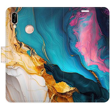 

iSaprio Flip pouzdro Colourful Marble pro Huawei P20 Lite
