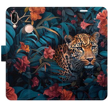 

iSaprio Flip pouzdro Flower Jaguar 02 pro Huawei P20 Lite