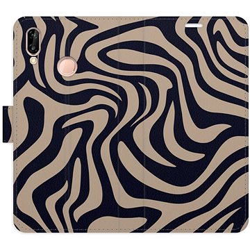 

iSaprio Flip pouzdro Zebra Black 02 pro Huawei P20 Lite