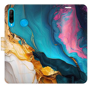 

iSaprio Flip pouzdro Colourful Marble pro Huawei P30 Lite
