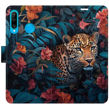 

iSaprio Flip pouzdro Flower Jaguar 02 pro Huawei P30 Lite
