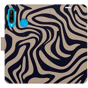 

iSaprio Flip pouzdro Zebra Black 02 pro Huawei P30 Lite