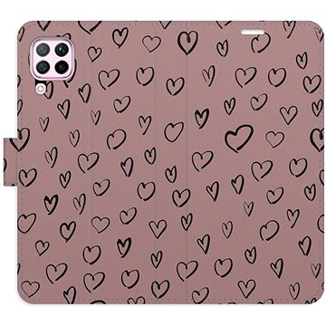 

iSaprio Flip pouzdro Heart Dark 02 pro Huawei P40 Lite