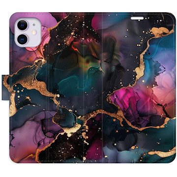 

iSaprio Flip pouzdro Dark Marble pro iPhone 11