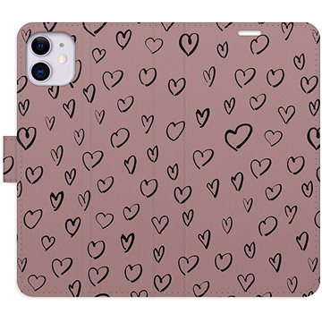 

iSaprio Flip pouzdro Heart Dark 02 pro iPhone 11