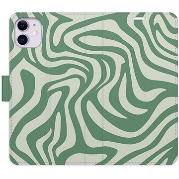 

iSaprio Flip pouzdro Zebra Green 02 pro iPhone 11
