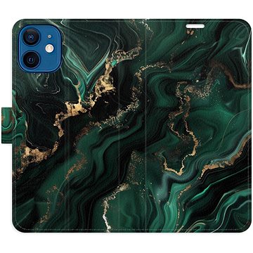

iSaprio Flip pouzdro Emerald 02 pro iPhone 12 mini
