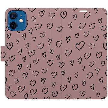 

iSaprio Flip pouzdro Heart Dark 02 pro iPhone 12 mini