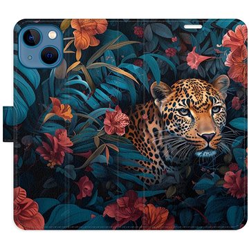 

iSaprio Flip pouzdro Flower Jaguar 02 pro iPhone 13