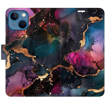 

iSaprio Flip pouzdro Dark Marble pro iPhone 13 mini