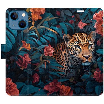 

iSaprio Flip pouzdro Flower Jaguar 02 pro iPhone 13 mini