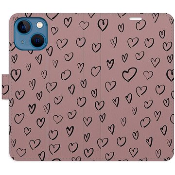 

iSaprio Flip pouzdro Heart Dark 02 pro iPhone 13 mini