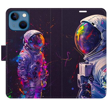 

iSaprio Flip pouzdro Neon Astronaut 02 pro iPhone 13 mini