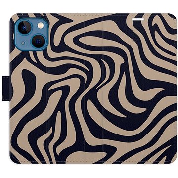 

iSaprio Flip pouzdro Zebra Black 02 pro iPhone 13 mini