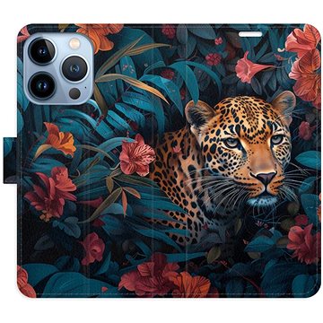 

iSaprio Flip pouzdro Flower Jaguar 02 pro iPhone 13 Pro