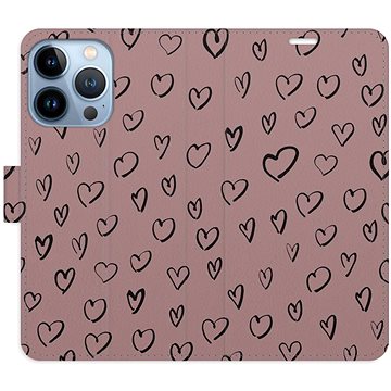 

iSaprio Flip pouzdro Heart Dark 02 pro iPhone 13 Pro
