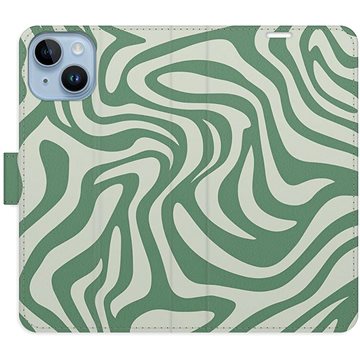 

iSaprio Flip pouzdro Zebra Green 02 pro iPhone 14