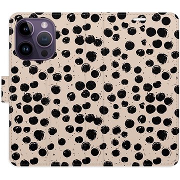 

iSaprio Flip pouzdro Dotted 02 pro iPhone 14 Pro
