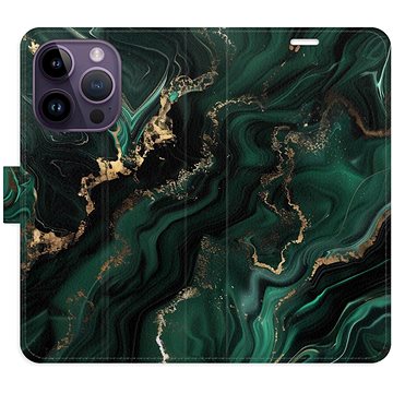 

iSaprio Flip pouzdro Emerald 02 pro iPhone 14 Pro