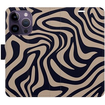 

iSaprio Flip pouzdro Zebra Black 02 pro iPhone 14 Pro
