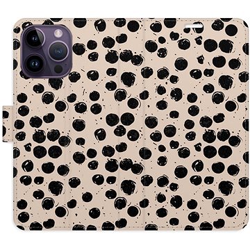 

iSaprio Flip pouzdro Dotted 02 pro iPhone 14 Pro Max