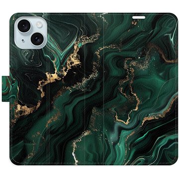 

iSaprio Flip pouzdro Emerald 02 pro iPhone 15