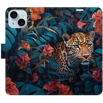

iSaprio Flip pouzdro Flower Jaguar 02 pro iPhone 15
